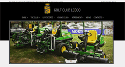 Desktop Screenshot of golfclublecco.it